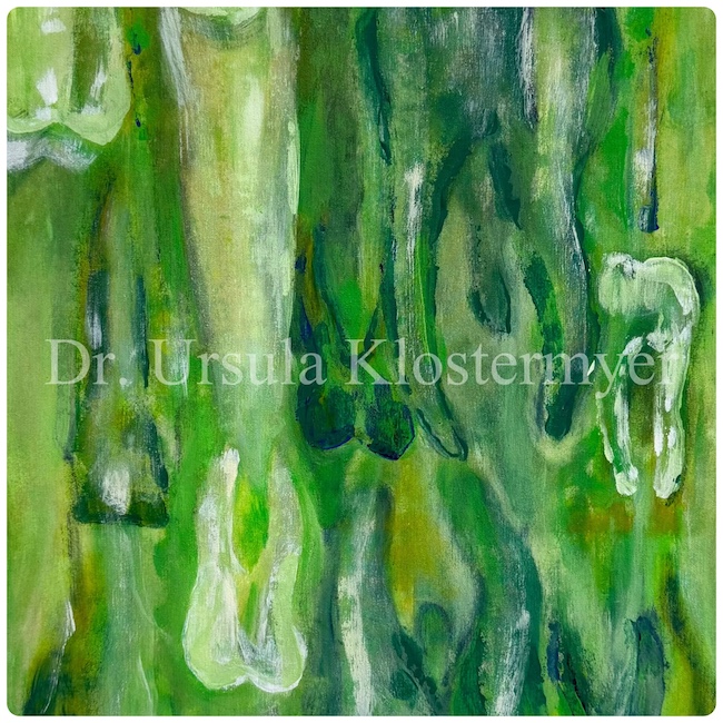 Dr Ursula Klostermyer painting Prosthodontics Practice Richmond VA