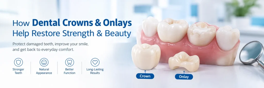 Dental Crowns and Onlays Explained